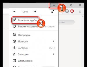 Automatiškai įgalinkite turbo režimą „Yandex